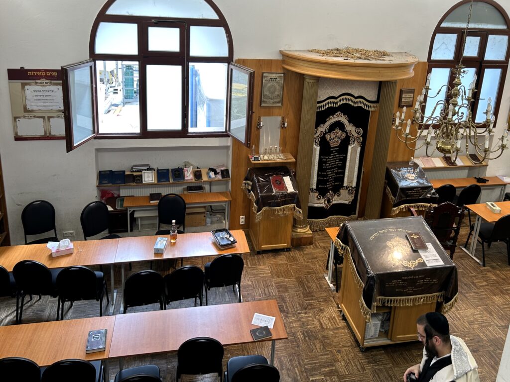 Die Synagoge in der Großen Schiffgasse in Wien Leopoldstadt. 