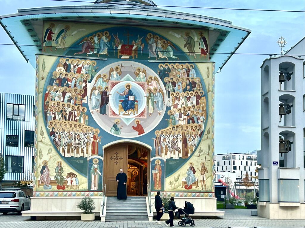 Rumänisch-orthodoxe Kirche in der Bruno-Marek-Allee, Wien Leopoldstadt