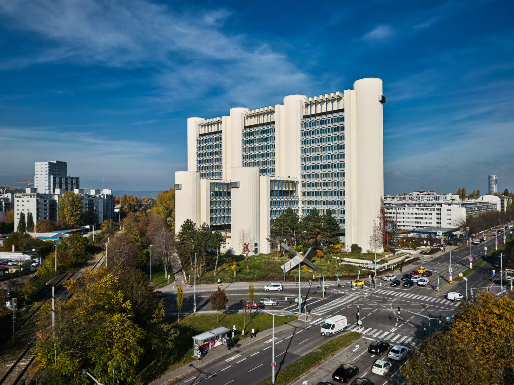 Die verlassene Zentrale der AUVA in der Brigittenau.