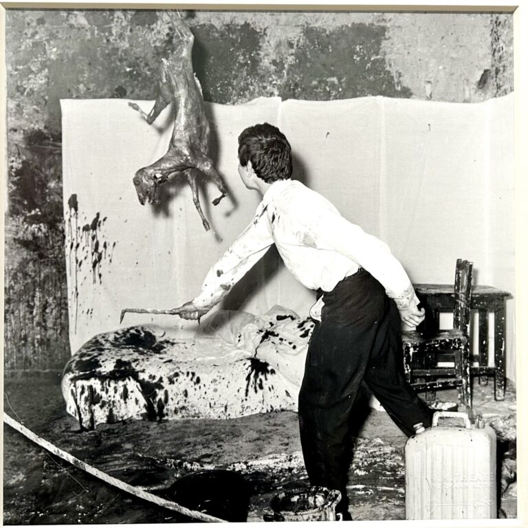 Hermann Nitsch im Perinetkeller, 1963