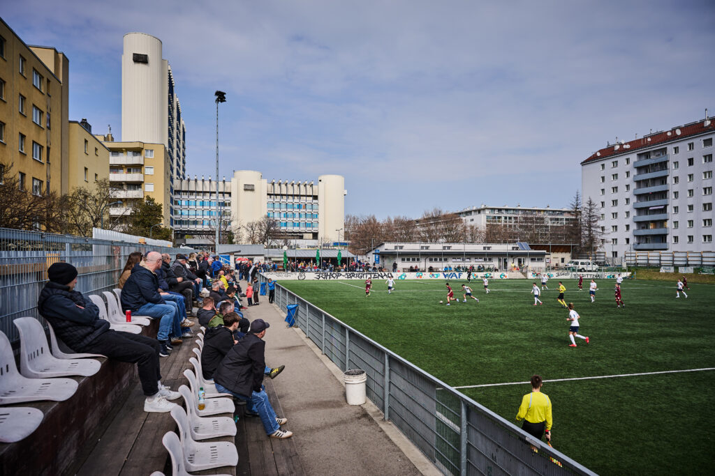 Die Gruam, der Sportplatz des WAF in der Brigittenau. 